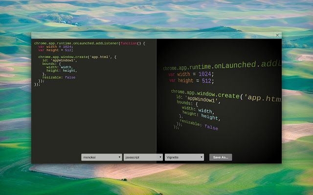 Schicke Code-Präsentationen sind möglich