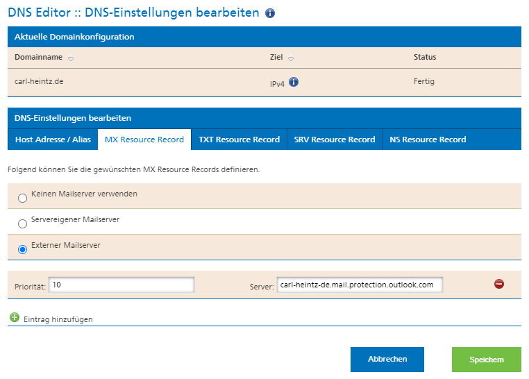Office 365 Mit Der Eigenen Domain Verbinden