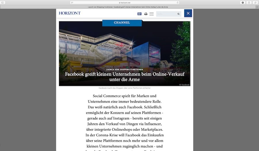 Facebook will es mit Facebook Shops kleinen Unternehmen einfach machen, ihre Produkte online zu verkaufen.