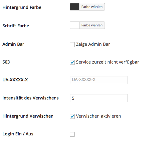 Website mit WordPress starten WP Maintenance Mode