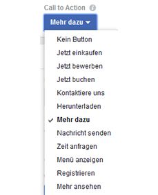 Facebook CTAs call to action