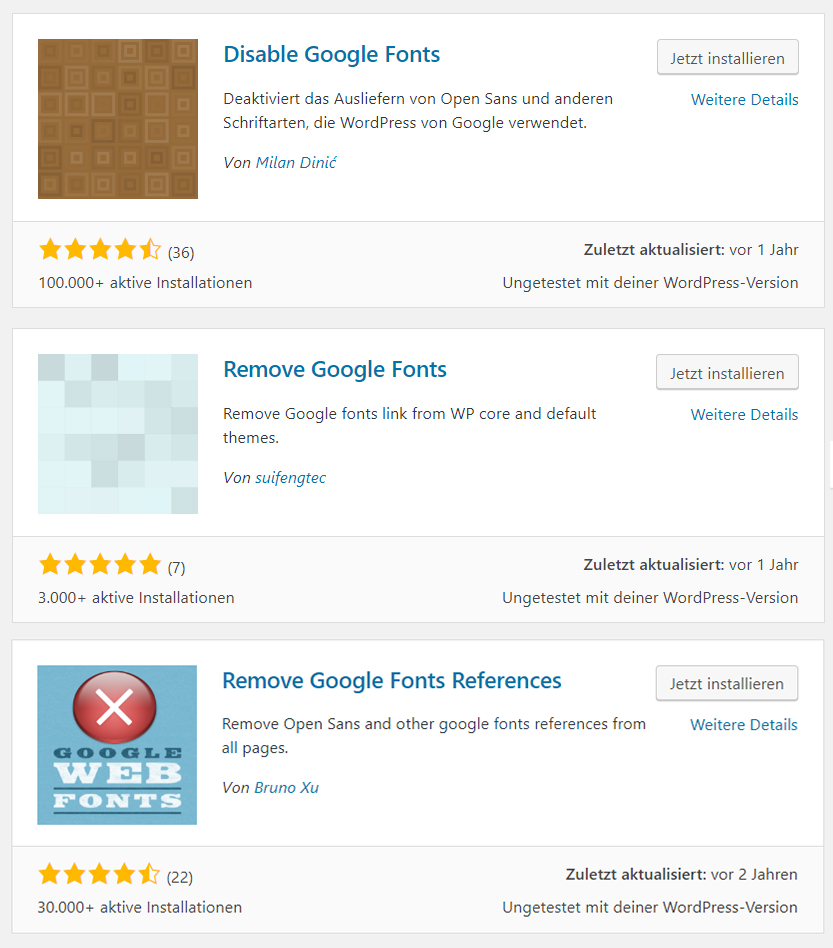 Verbindung zum Google Server kappen