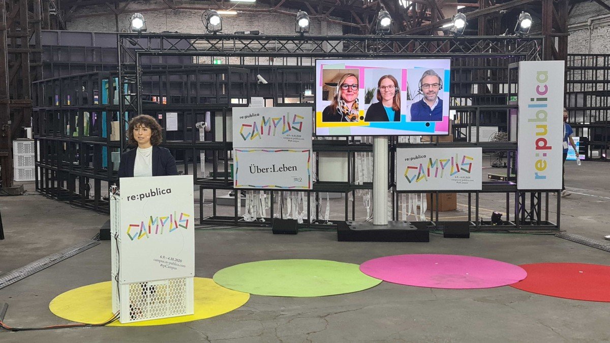 rp Campus Mittwald und die GLS Bank remote beim re:publica Campus.