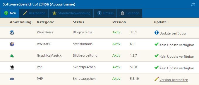 softwareübersicht