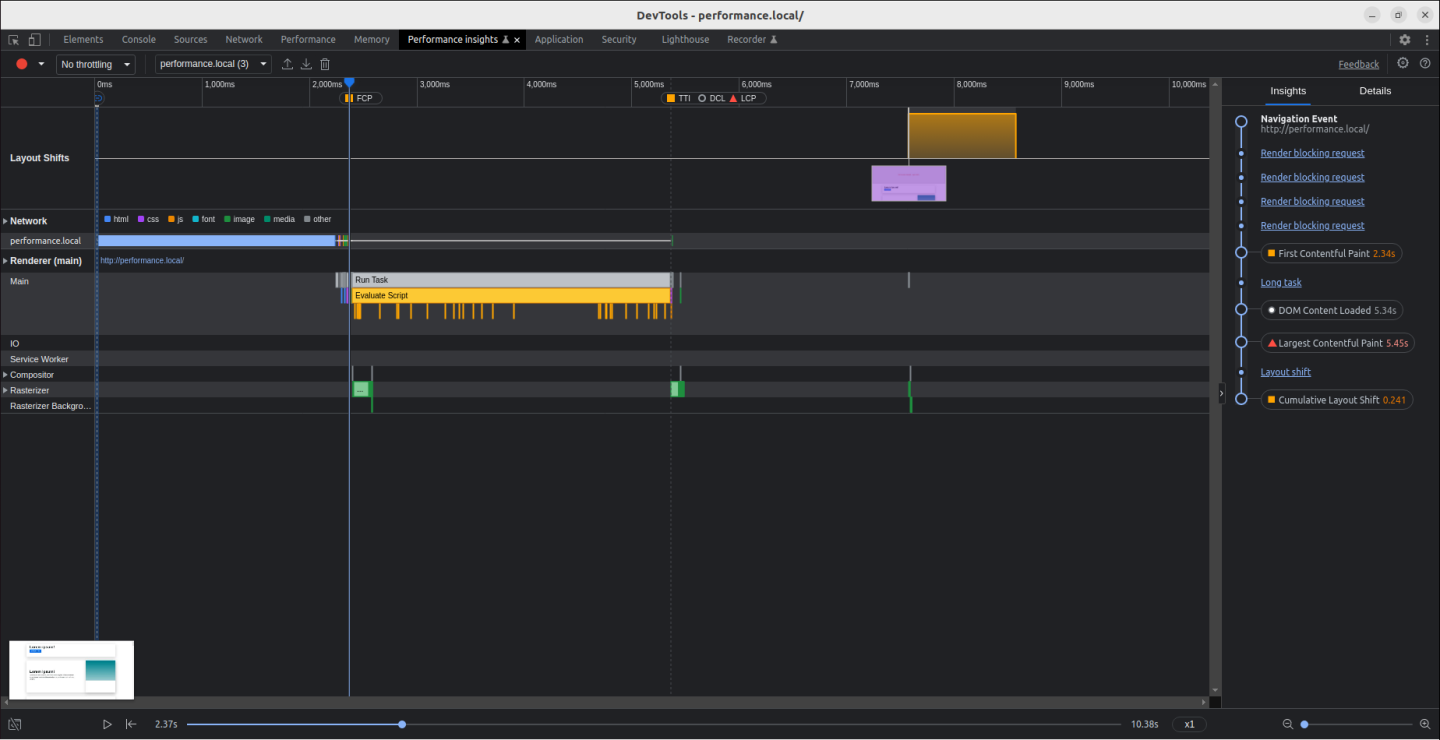 Performance-Boost (5): Mehr Chrome DevTools − Performance Insights ...