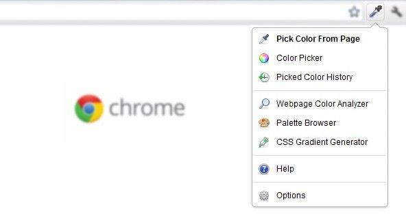 ColorZilla zeigt euch, welche Farben auf einer Website eingesetzt werden.