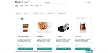 Neue Storefront bei Shopware 6.