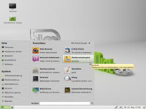 Linux Standard-Software unter Linux Mint
