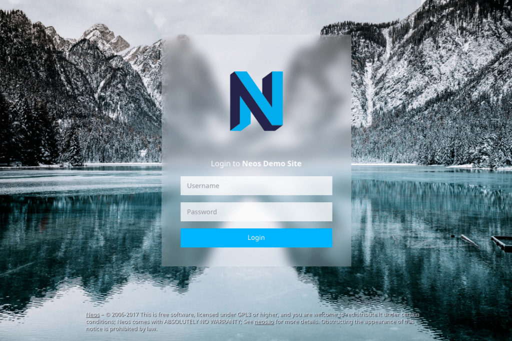 Neos 3.0 Neos Backend