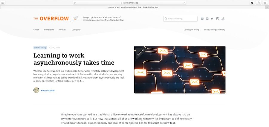 Asynchronisches Arbeiten: Wie geht das?