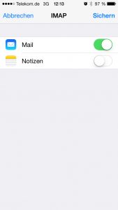 E-Mail Einrichtung IPhone iPhone mail