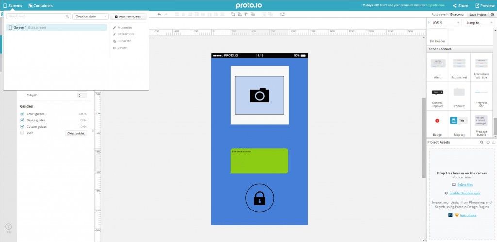 Proto Screenshot Proto.io