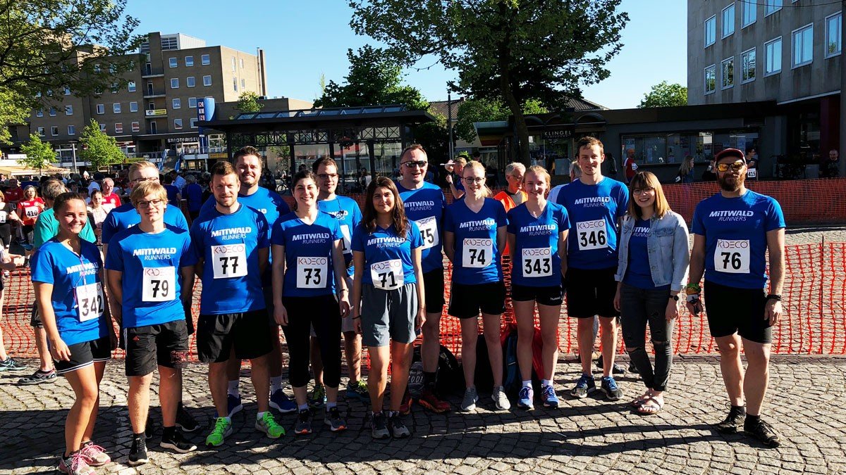 Die Mittwald Runners unterstützen sich auch aus der Ferne! Mittwald Runners
