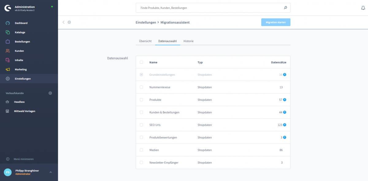 Das Migrationsplugin von Shopware hilft bei der nicht ganz so einfachen Migration von 5 auf 6.