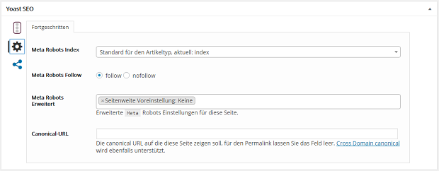 Yoast SEO Yoast SEO für Fortgeschrittene