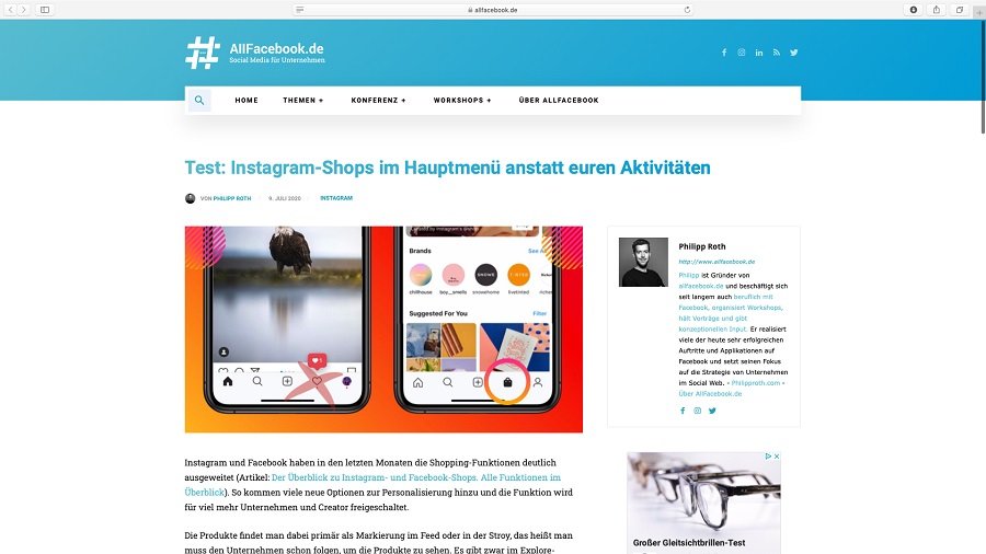 Instagram-Shops hat noch mehr Funktionen.