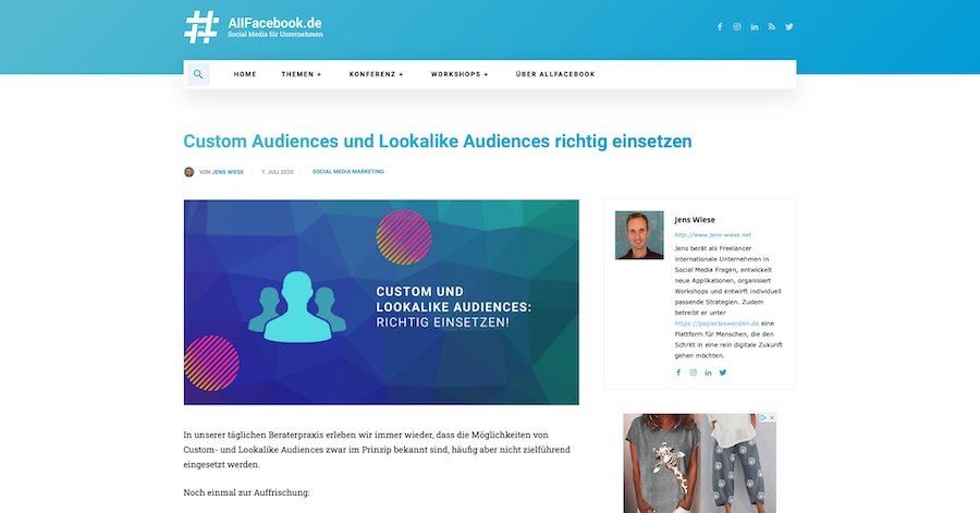Custom Audience und Lookalike Audience – so setzt du sie richtig ein.