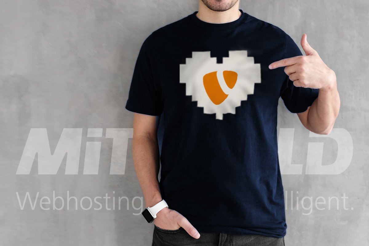Mittwald verlost 10 Shirts zum TYPO3 v10 LTS Release