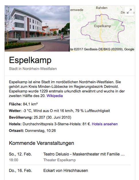 Espelkamp Google Bildersuche Snippets Google Kurzübersicht Wetter Geographie