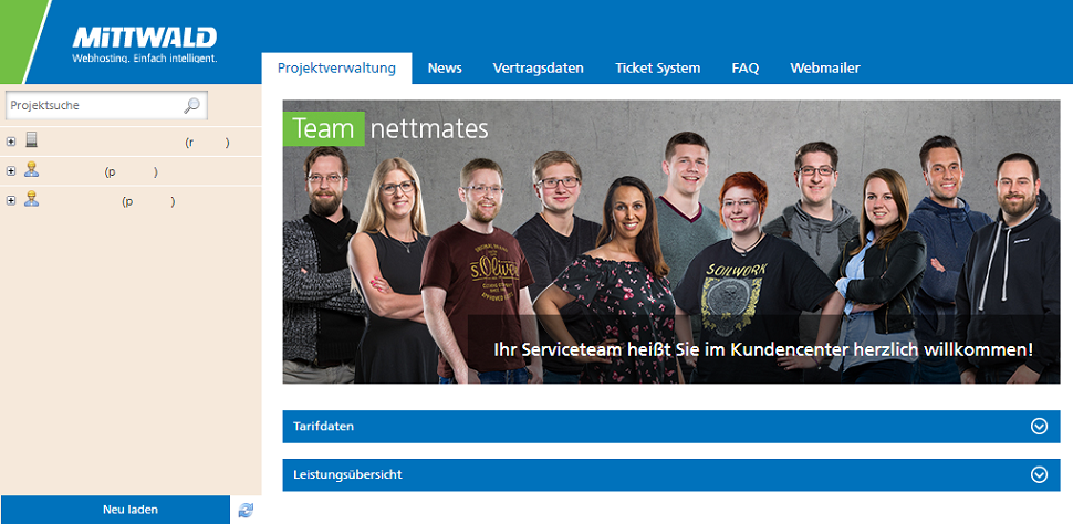 Projektverwaltung Projektverwaltung