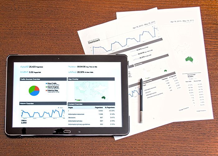 Analyse tablet mit matomo dashboard