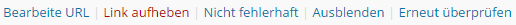 Broken Link Checker Screenshot Broken Link Checker Fehlerhafte Links Optionen