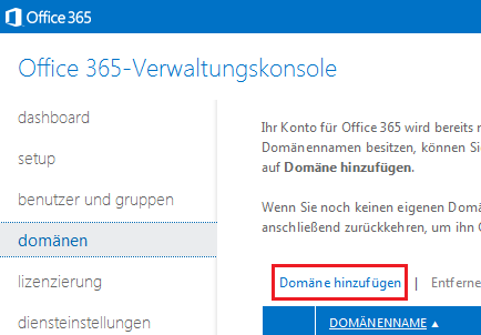office 365 verwaltungskonsole