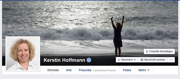 Kerstin Hoffmann auf Facebook