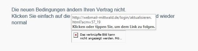 Link Phishing-E-Mail