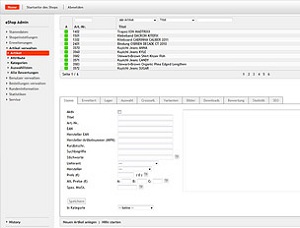 OXID Backend