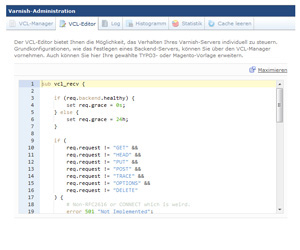 Varnish VCL-Editor
