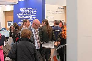 Community Arbeit Mittwald Stand Cebit