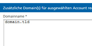 Domain reservieren