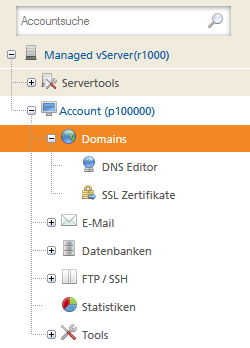 Zur Domainregistrierung wechseln