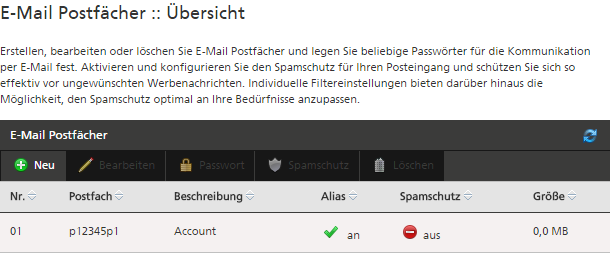 Was ist ein Postfach