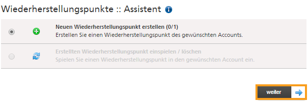 Wie lege ich einen Wiederhestellungspunkt an