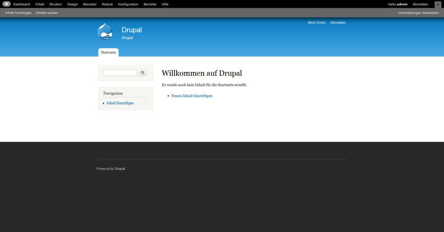 Verbreitung von Drupal